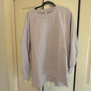 EUC lululemon perfectly oversized crewneck size 20 light lilac